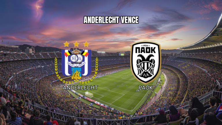 Palpite Anderlecht x PAOK: Europa League 13/08/2026