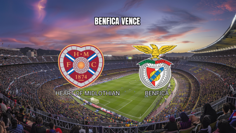 Palpite: Benfica atropela Heart e confirma vaga em 13/08/2026