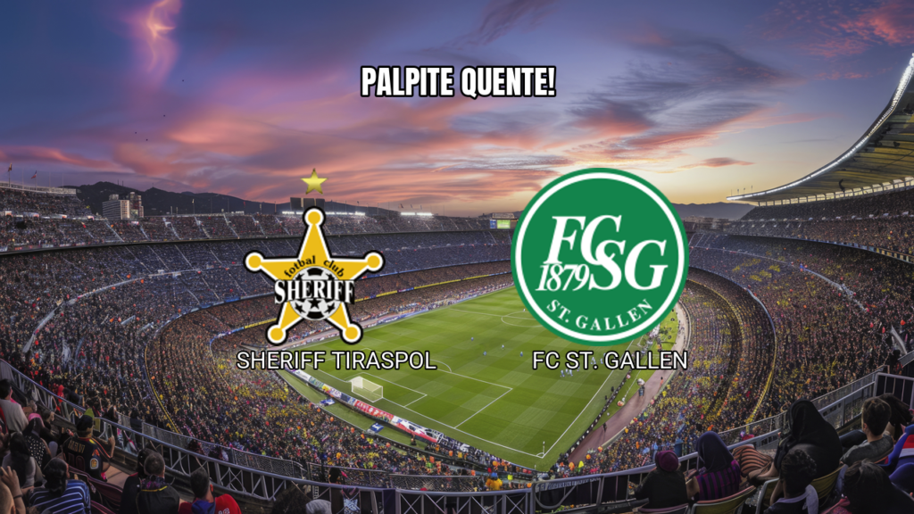 Palpite: Sheriff Tiraspol x St. Gallen – Conference League 06/08/2026