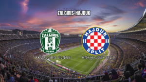 Palpite: Zalgiris Vilnius x Hajduk Split – Conference League 06/08/2026