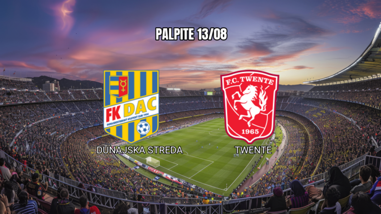 Twente x Dunajska Streda: Palpite e Análise para 13/08/2026