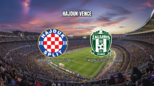 Palpite: Hajduk Split vence Zalgiris com gols - 13/08/2026