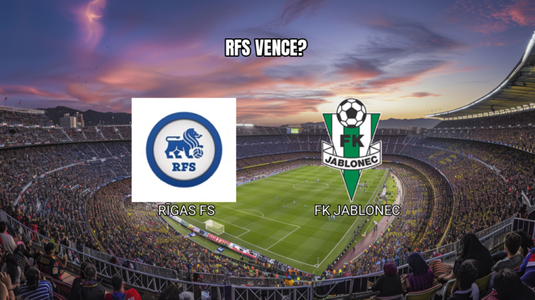 Palpite Rīgas FS x Jablonec: Análise e Prognóstico 13/08/2026