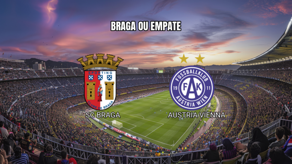 Palpite SC Braga x Austria Vienna na Conference League - 20/08/2026