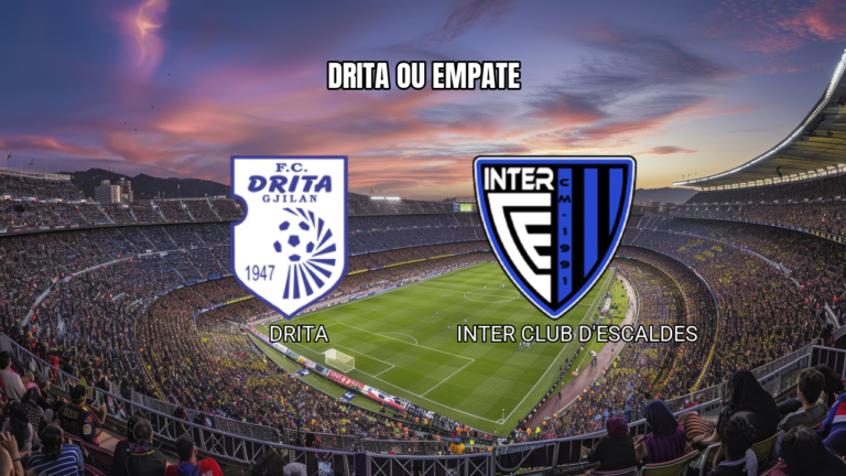 Palpite Drita x Inter Escaldes: Análise 20/08/2026