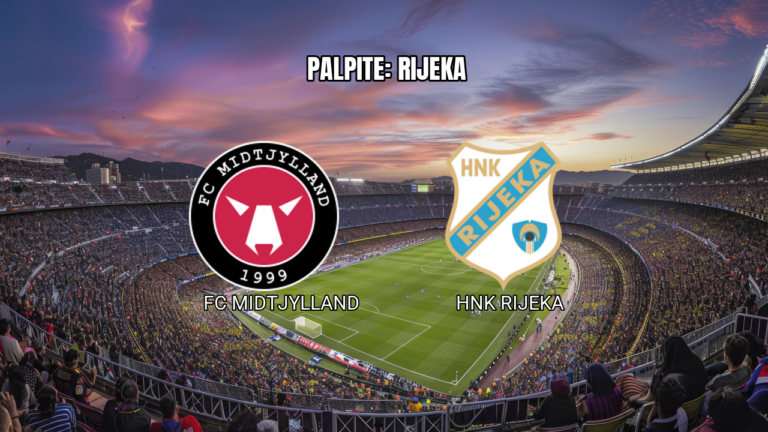 Palpite Midtjylland x Rijeka: Análise e Prognóstico 20/08/2026