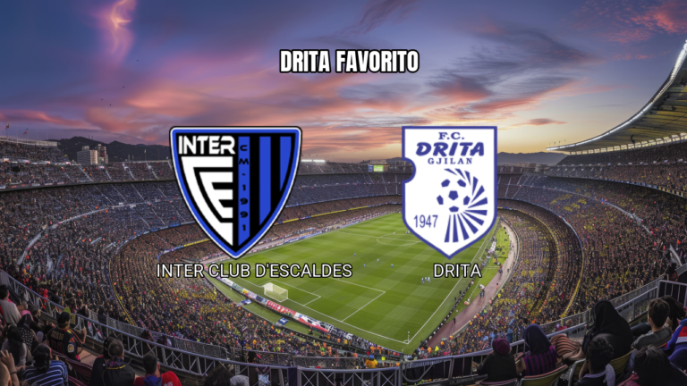 Palpite Inter Club d'Escaldes x Drita - 27/08/2026