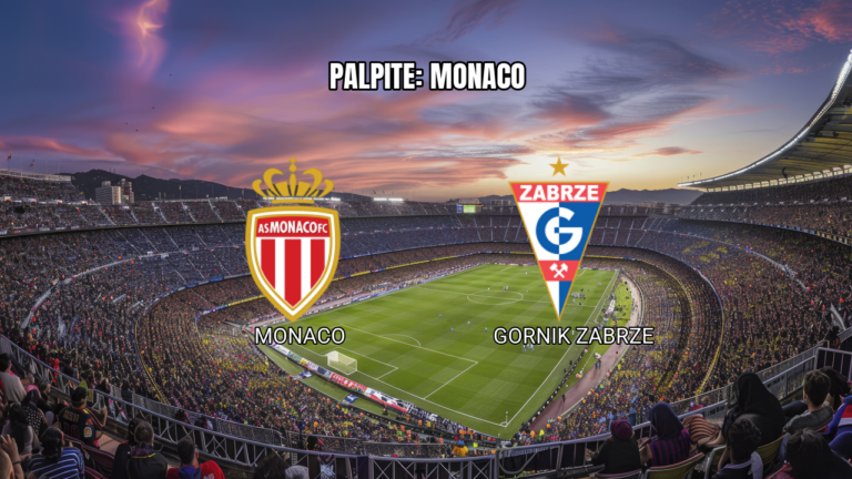 Palpite Monaco x Gornik: Vitória do Monaco 27/08/2026