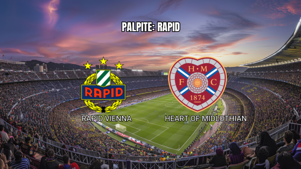 Palpite Rapid Vienna x Hearts: Análise e Prognóstico 26/08/2026