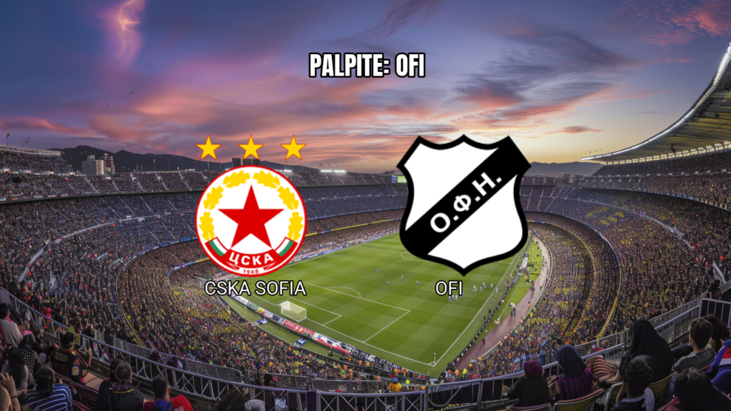 CSKA Sofia x OFI: Palpite para 27/08/2026 na Europa League