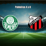 Palmeiras U20 goleia Ituano U20 por 4 a 0 no Paulista