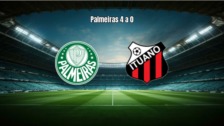 Palmeiras U20 goleia Ituano U20 por 4 a 0 no Paulista