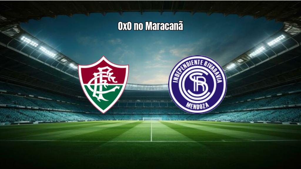 Fluminense 0x0 Independiente Rivadavia: empate no Maracanã