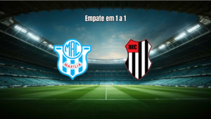 Marília e Bandeirante SP empatam em 1 a 1 na Copa Paulista