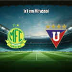 Mirassol 1x1 LDU de Quito: oitavas seguem em aberto