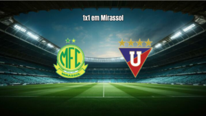 Mirassol 1x1 LDU de Quito: oitavas seguem em aberto