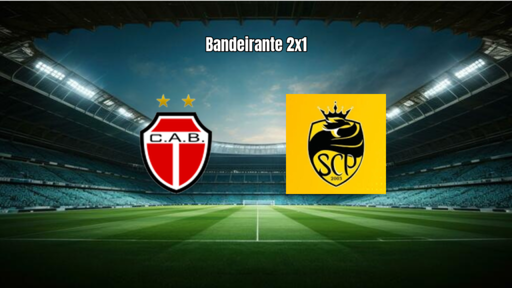 Bandeirante U20 vence Paulinense por 2 a 1 no Paulista