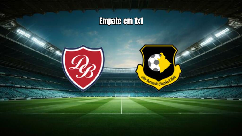 Desportivo Brasil U20 e São Bernardo empatam em 1x1