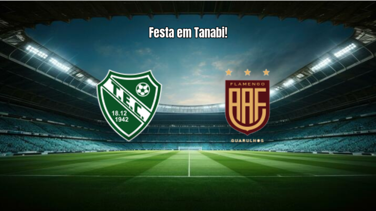 Tanabi SP U20 vira sobre Flamengo SP U20 no Paulista