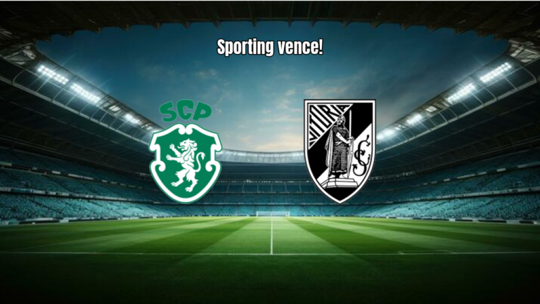 Sporting CP vence Vitória SC por 3 a 2 em jogo eletrizante