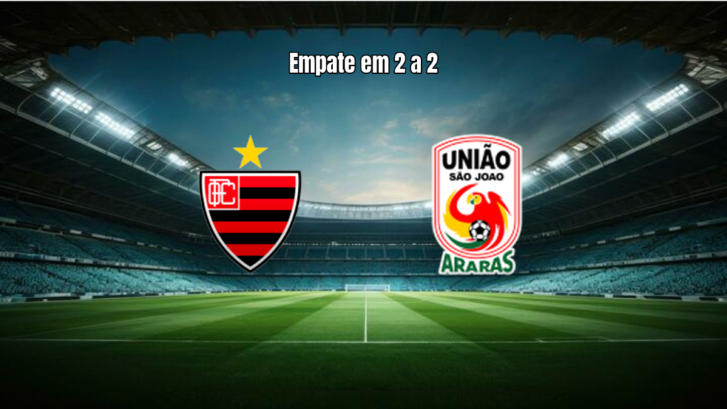 Oeste U20 empata com União São João U20 em jogo movimentado
