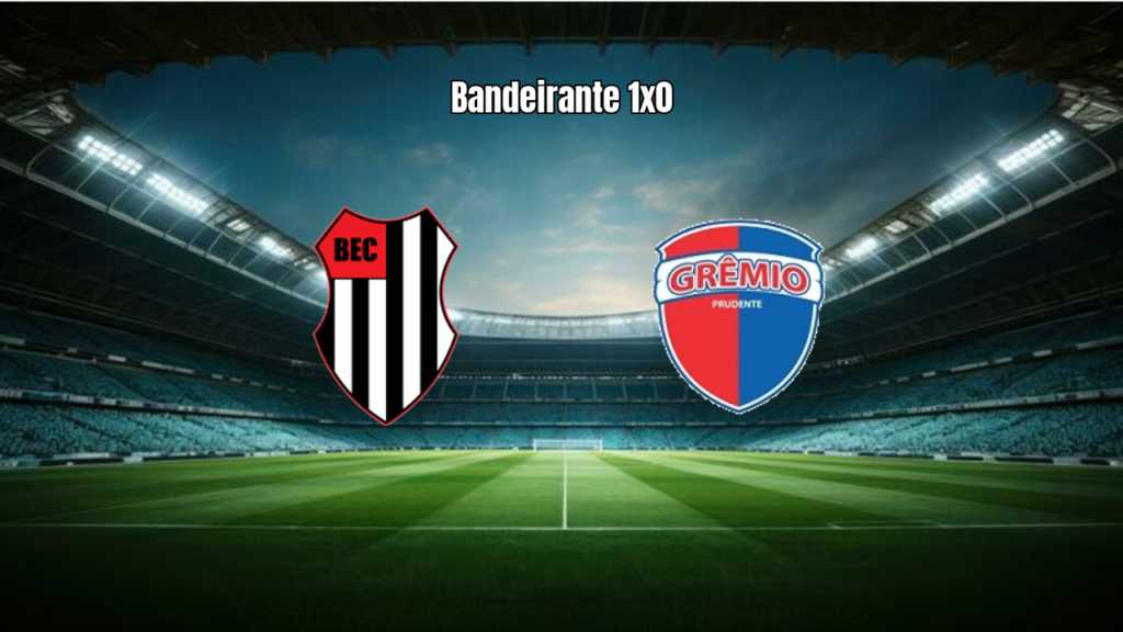 Bandeirante SP vence Grêmio Prudente na Copa Paulista