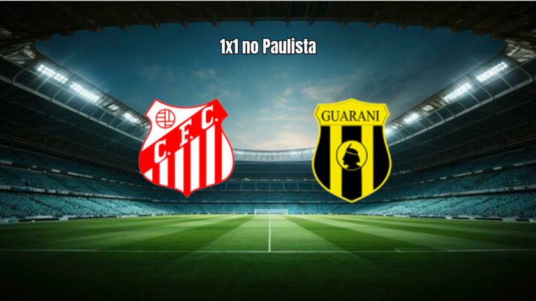 Capivariano U20 1-x-1 Guarani U20: Destaques da Partida