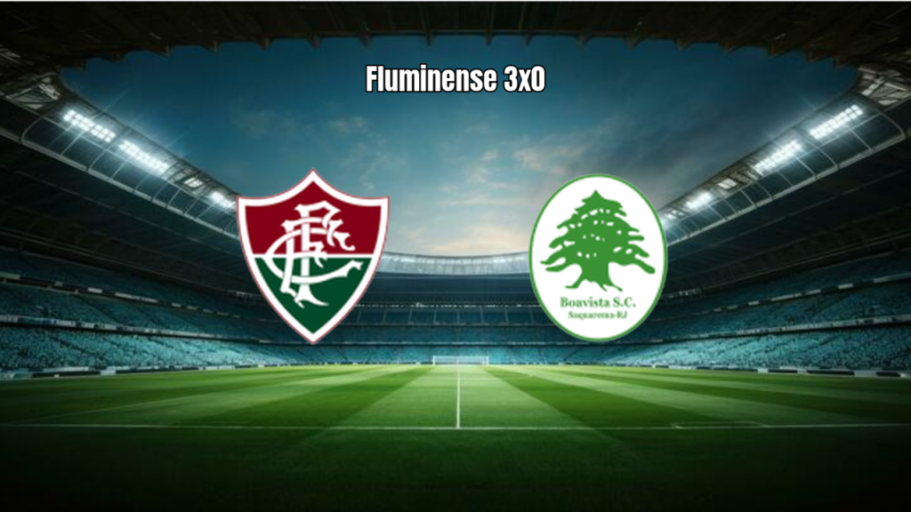 Fluminense U20 vence Boavista U20 por 3 a 0 no Carioca