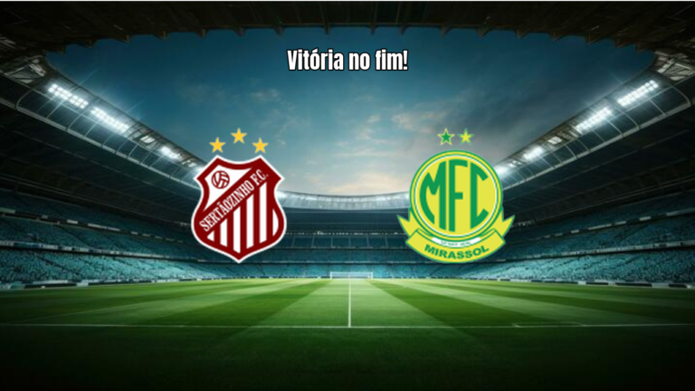 Sertãozinho U20 vence Mirassol U20 no Paulista Sub-20