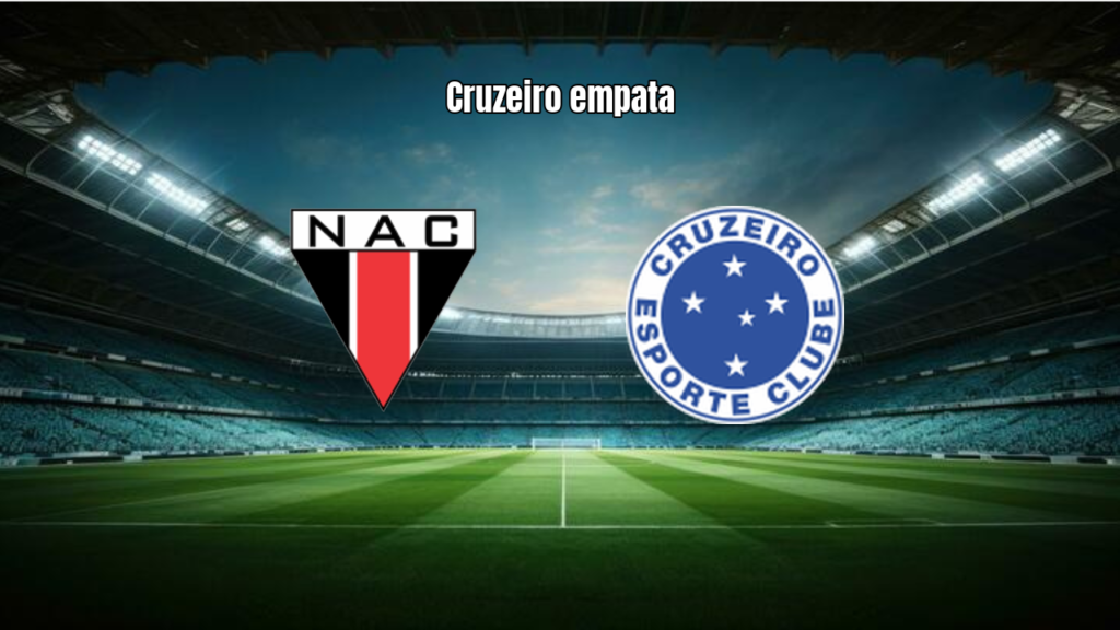 Nacional de Muriaé e Cruzeiro empatam em jogo eletrizante