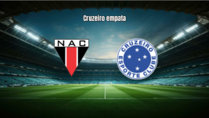 Nacional de Muriaé e Cruzeiro empatam em jogo eletrizante