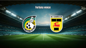 Fortuna Sittard vence Cambuur por 3 a 1 na Eredivisie