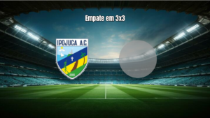 Ipojuca U20 3x3 1º de Maio U20: Empate eletrizante