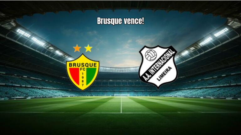 Brusque 3x2 Inter de Limeira: virada emocionante na Série C