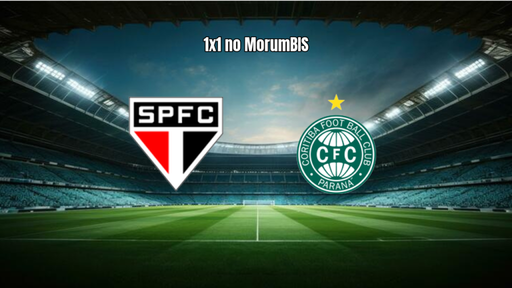 São Paulo 1x1 Coritiba: Empate no MorumBIS pela Série A
