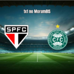 São Paulo 1x1 Coritiba: Empate no MorumBIS pela Série A