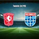 Twente vence PEC Zwolle por 3 a 1 na Eredivisie em casa