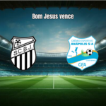 Bom Jesus EC 2x0 Grêmio Anápolis: vitória pela 6ª rodada