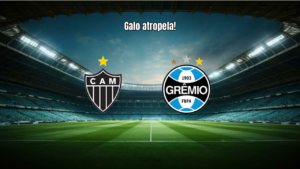 Atlético-MG 3x0 Grêmio: Galo domina e vence na Arena MRV