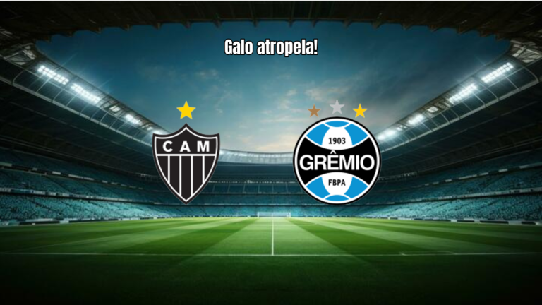 Atlético-MG 3x0 Grêmio: Galo domina e vence na Arena MRV