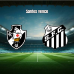 Vasco 0x3 Santos: Santos vence e se destaca no Brasileirão