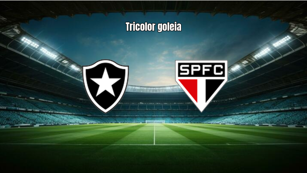 No Nilton Santos, São Paulo W goleia Botafogo W por 5 a 1
