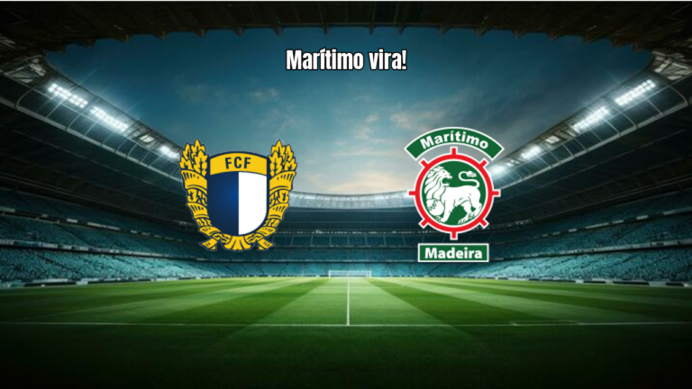 Famalicão 1 x 2 Marítimo: virada e primeira vitória na Liga