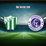 Rio Verde 3x0 Goianésia: Destaques e Resumo da Partida