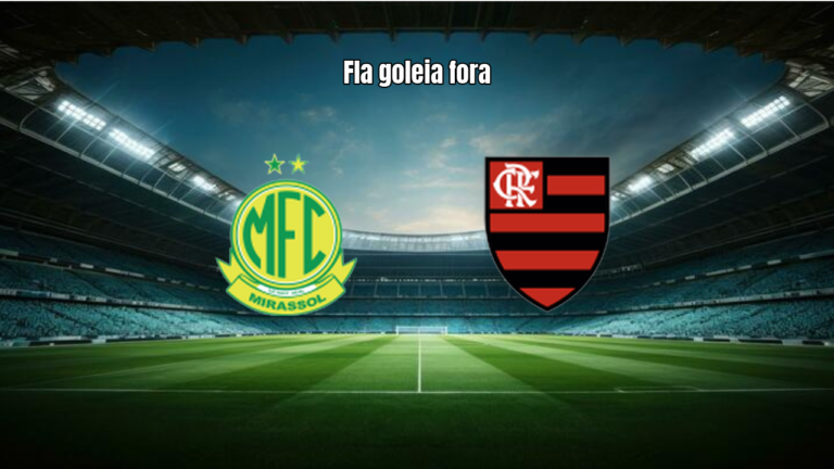 Mirassol 1x5 Flamengo: goleada e atuação dominante