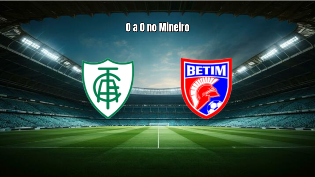 América Mineiro U20 e Betim U20 ficam no 0 a 0 no Mineiro