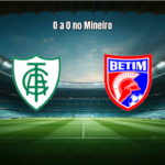 América Mineiro U20 e Betim U20 ficam no 0 a 0 no Mineiro