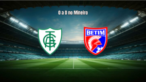 América Mineiro U20 e Betim U20 ficam no 0 a 0 no Mineiro