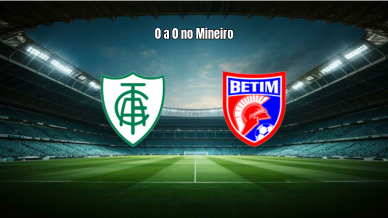 América Mineiro U20 e Betim U20 ficam no 0 a 0 no Mineiro