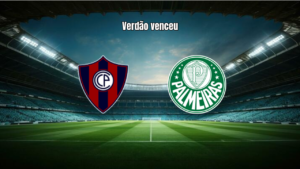 Cerro Porteño 0x1 Palmeiras: Verdão vence fora de casa
